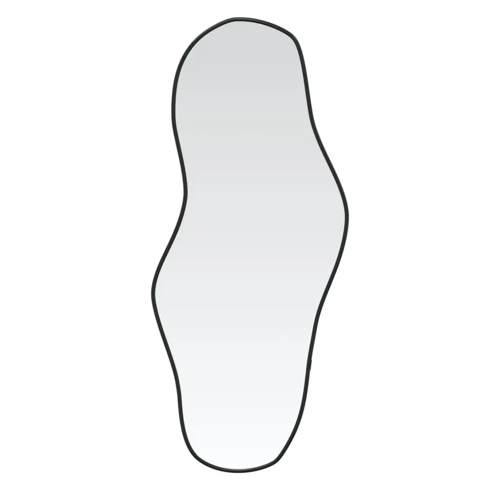 vidaXL Veggspeil svart 90x40 cm