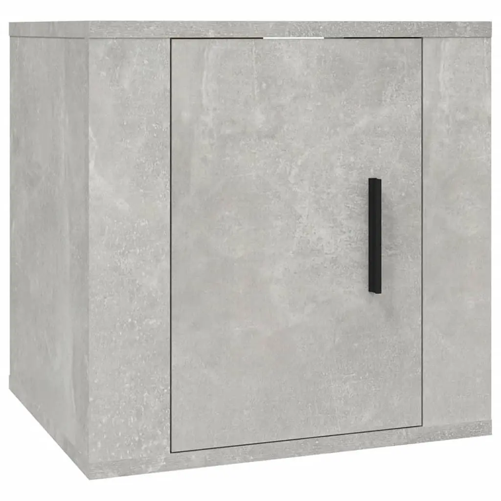 vidaXL Vegghengte TV-benk betonggrå 40x34,5x40 cm