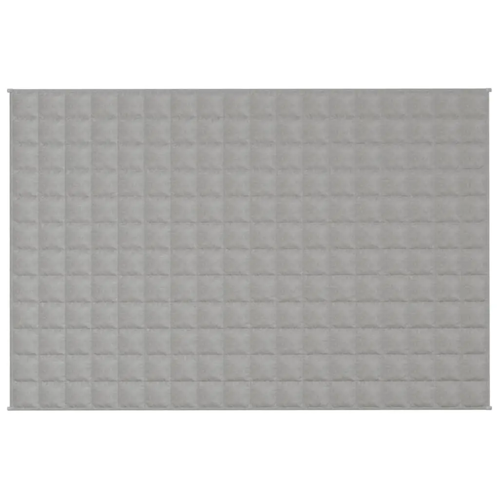 vidaXL Vektdyne grå 120x180 cm 5 kg stoff