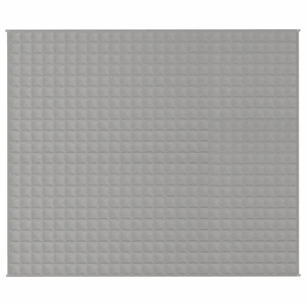 vidaXL Vektdyne grå 220x260 cm 11 kg stoff