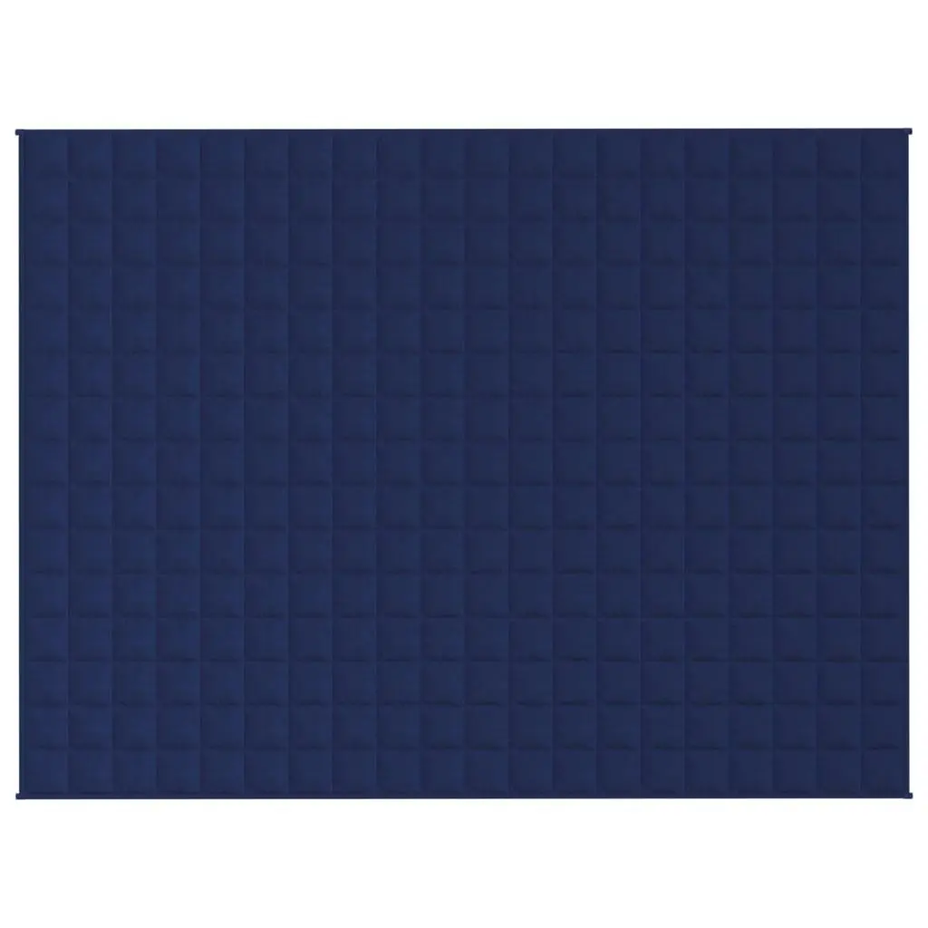 vidaXL Vektdyne blå 150x200 cm 7 kg stoff