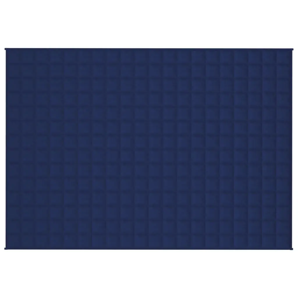 vidaXL Vektdyne blå 138x200 cm 10 kg stoff