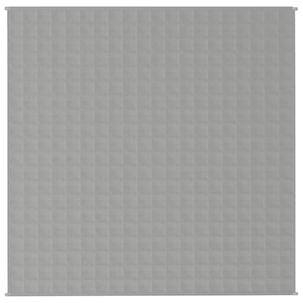 vidaXL Vektdyne grå 200x200 cm 9 kg stoff