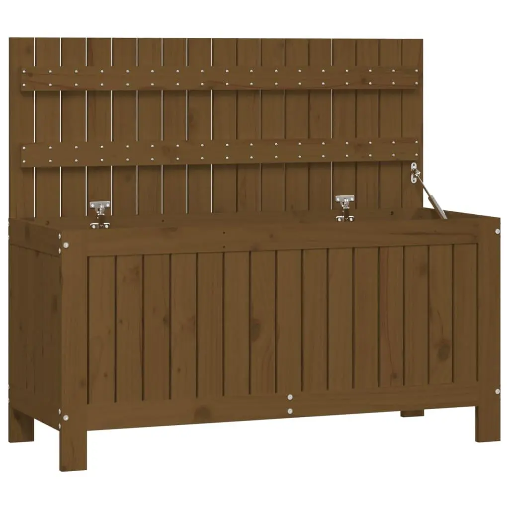 vidaXL Putekasse honningbrun 108x42,5x54 cm heltre furu