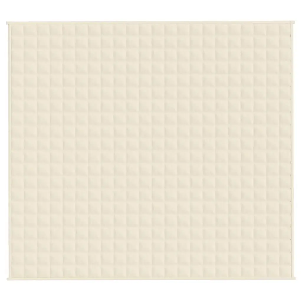 vidaXL Vektdyne kremhvit 200x230 cm 13 kg stoff