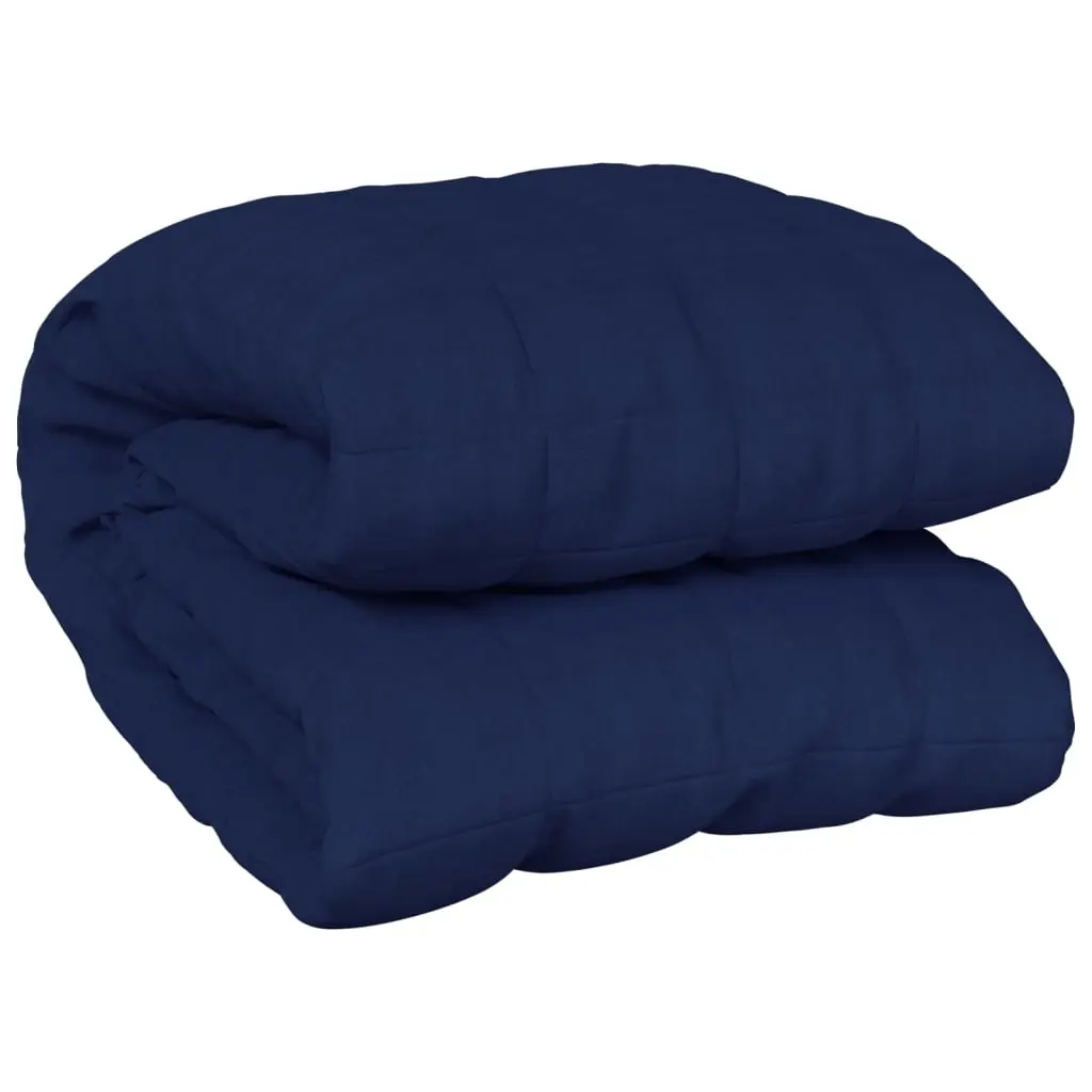vidaXL Vektdyne blå 152x203 cm 7 kg stoff