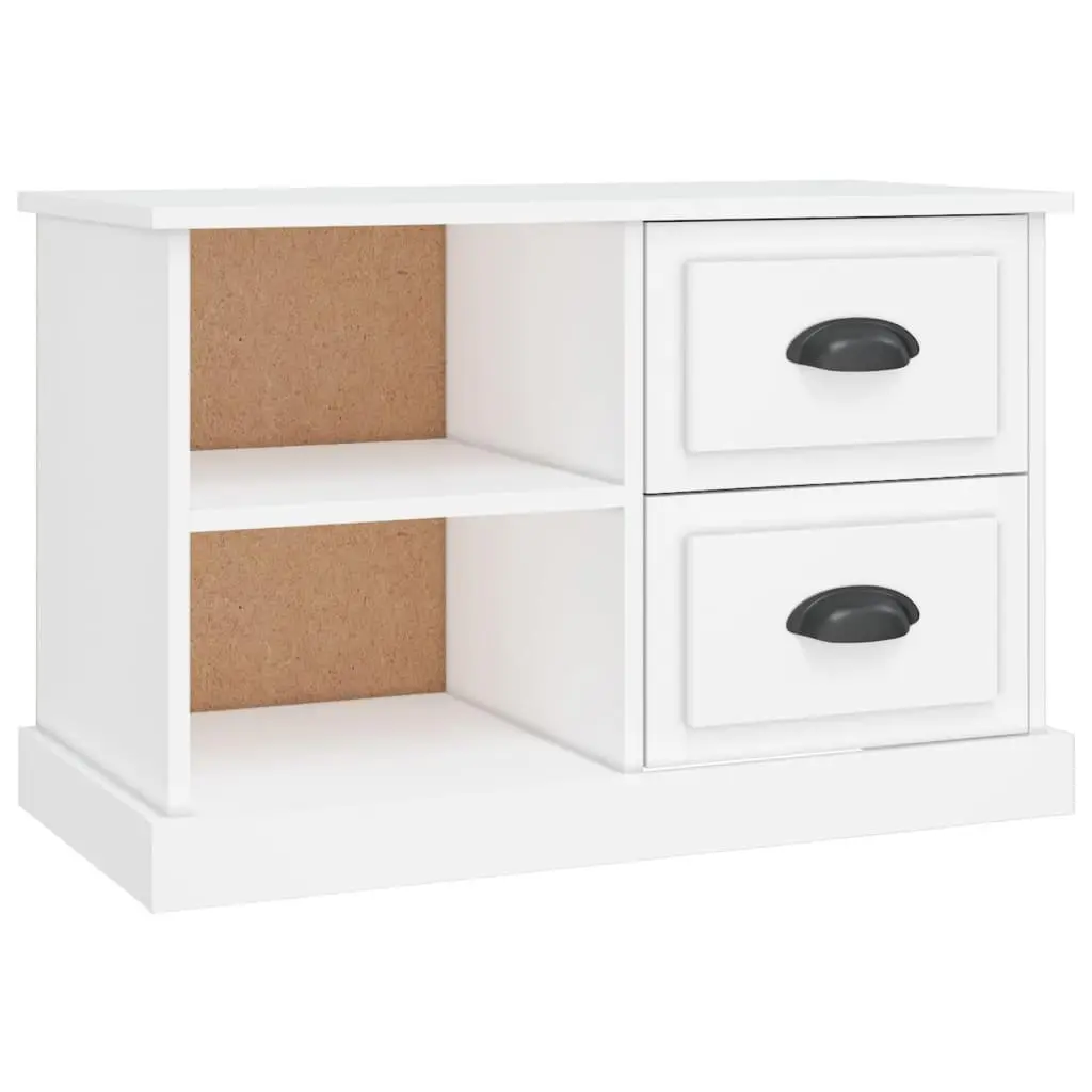 vidaXL TV-benk hvit 73x35,5x47,5 cm konstruert tre