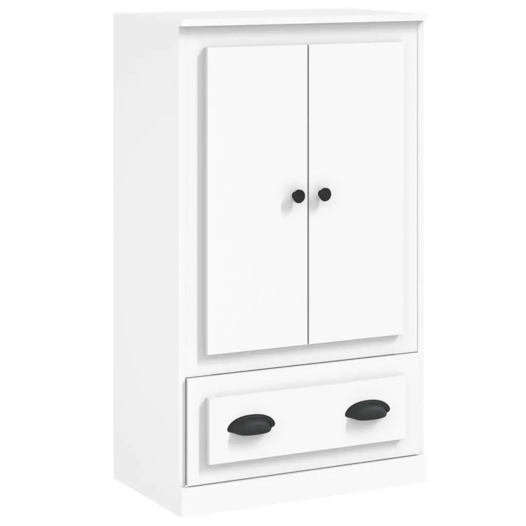 vidaXL Highboard hvit 60x35,5x103,5 cm konstruert tre