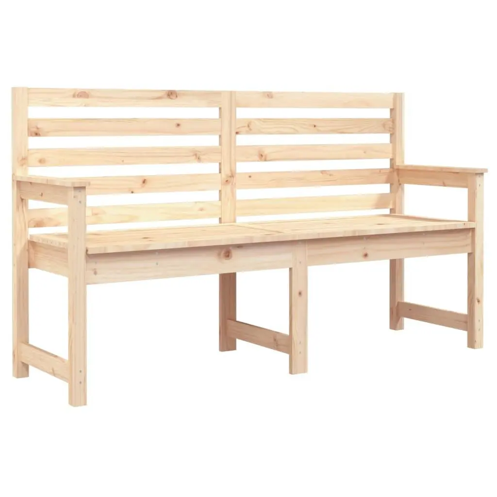 vidaXL Hagebenk 159,5x48x91,5 cm heltre furu