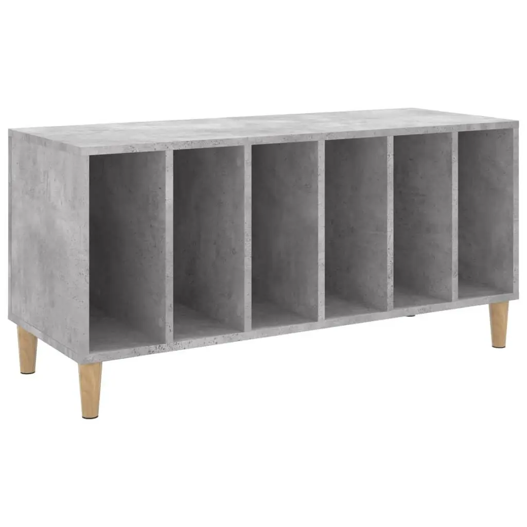 vidaXL Hifi-benk betonggrå 100x38x48 cm konstruert tre