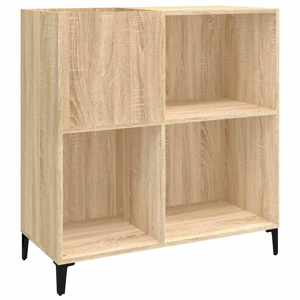 vidaXL Hifi-benk sonoma eik 84,5x38x89 cm konstruert tre