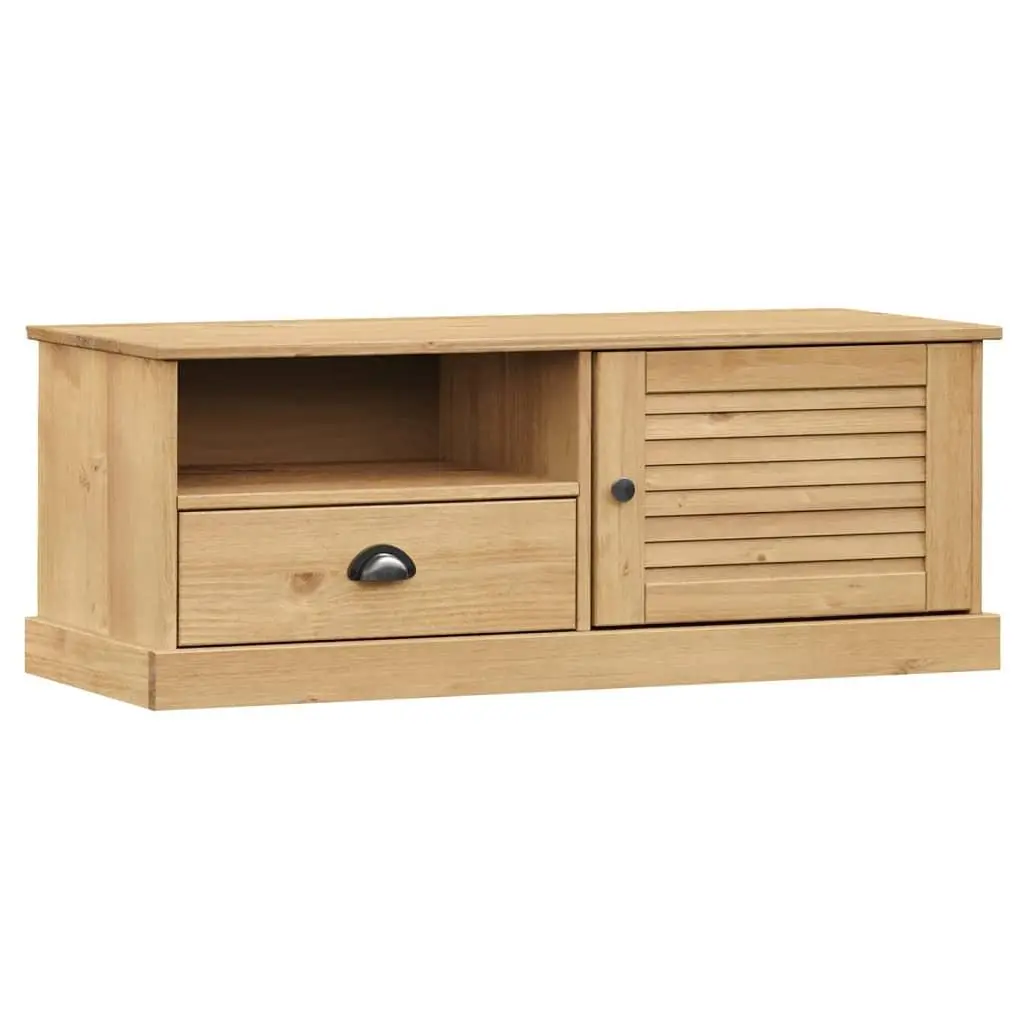 vidaXL TV-benk VIGO 106x40x40 cm heltre furu