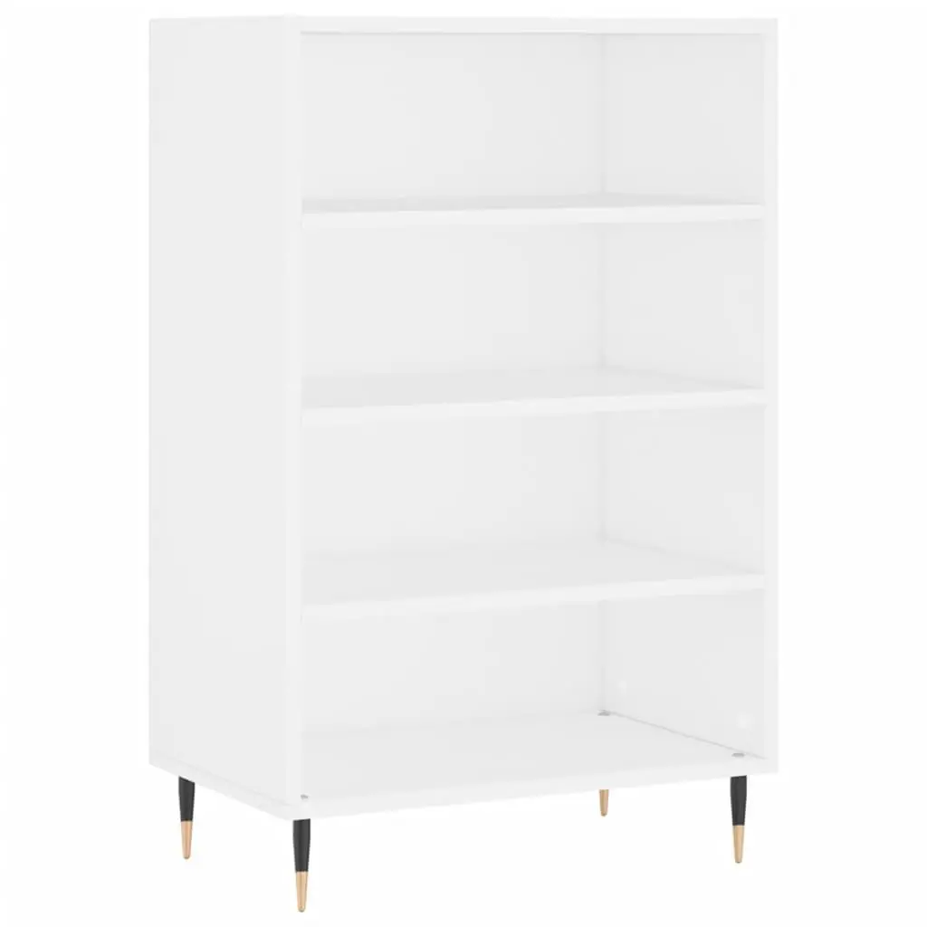 vidaXL Highboard hvit 57x35x90 cm konstruert tre