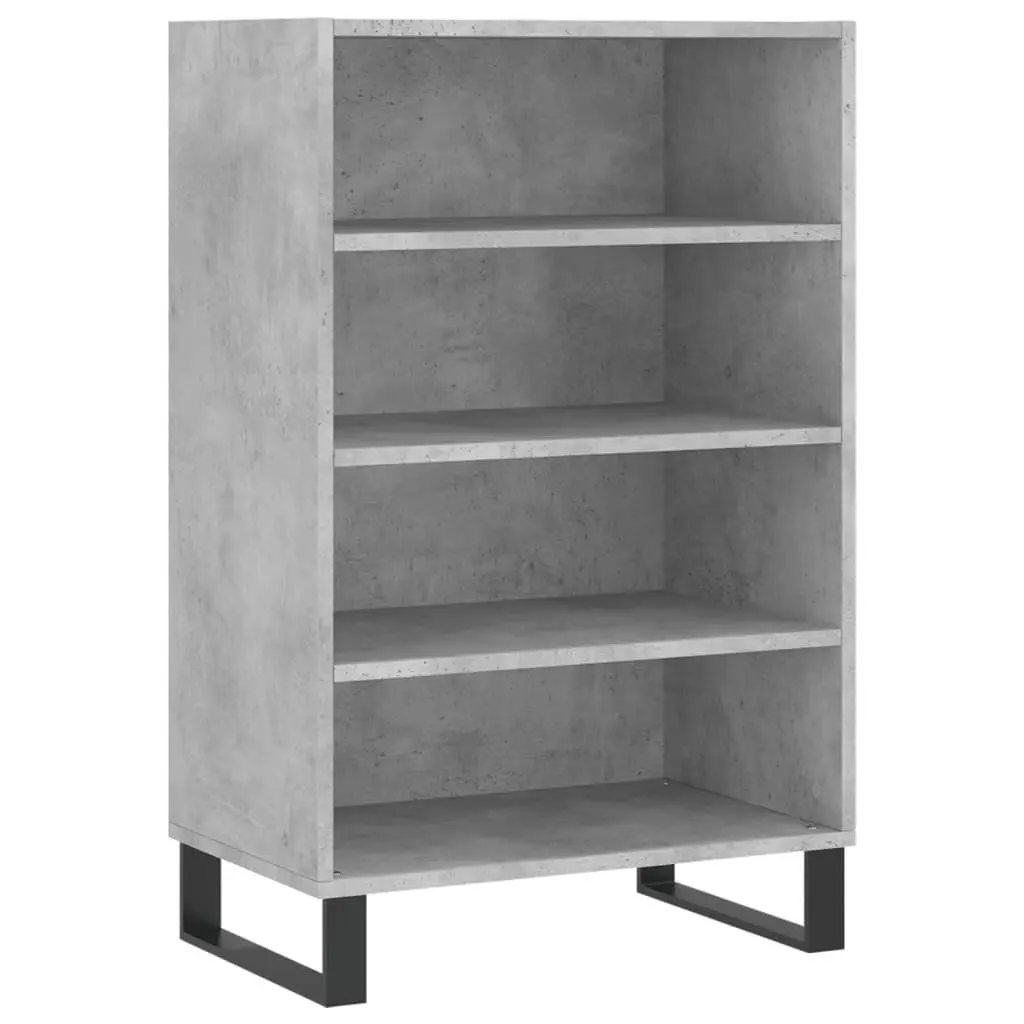 vidaXL Highboard betonggrå 57x35x90 cm konstruert tre