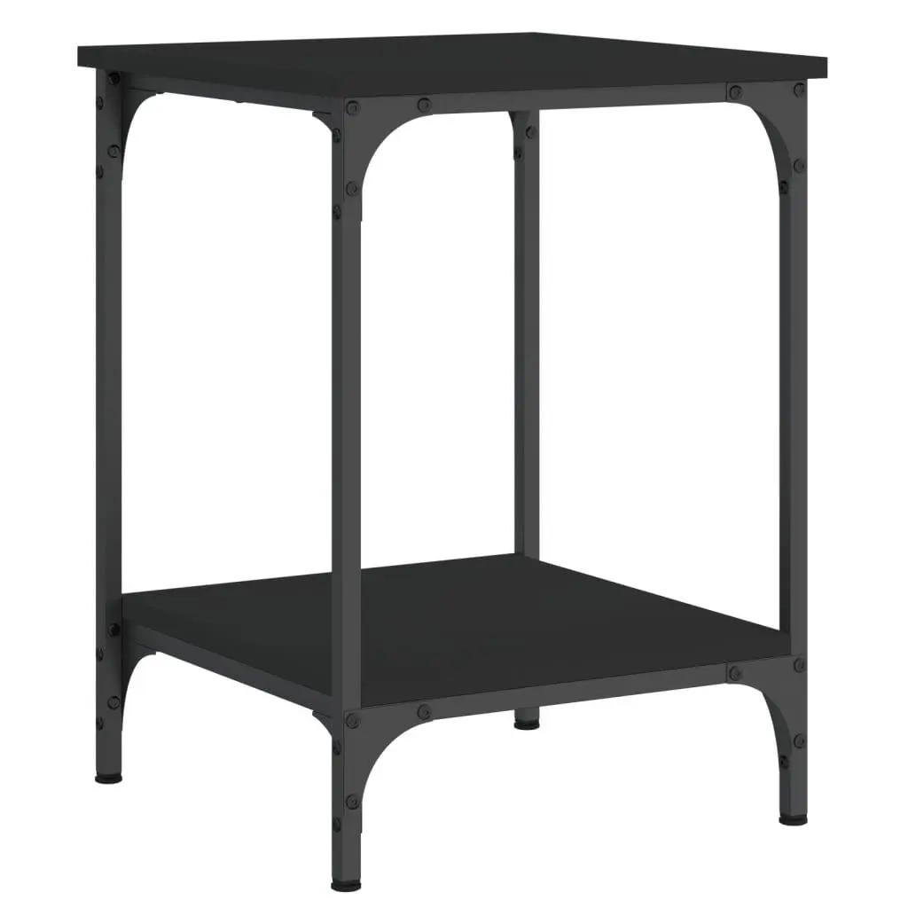 vidaXL Salongbord svart 40x40x55 cm konstruert tre