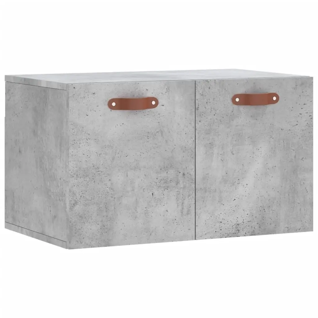 vidaXL Veggskap betonggrå 60x36,5x35 cm konstruert tre