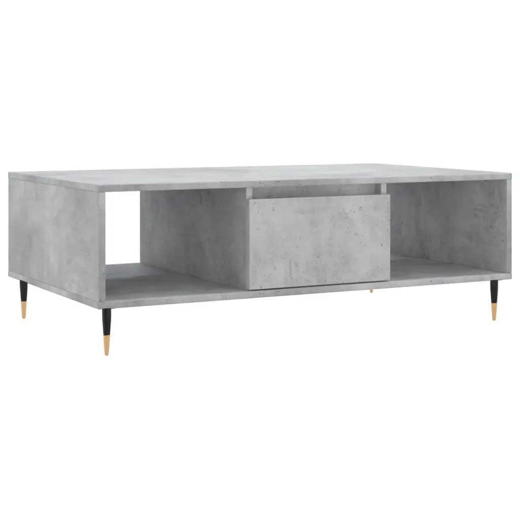 vidaXL Salongbord betonggrå 104x60x35 cm konstruert tre