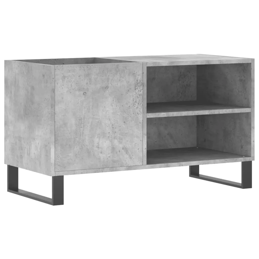 vidaXL Hifi-benk betonggrå 84,5x38x48 cm konstruert tre