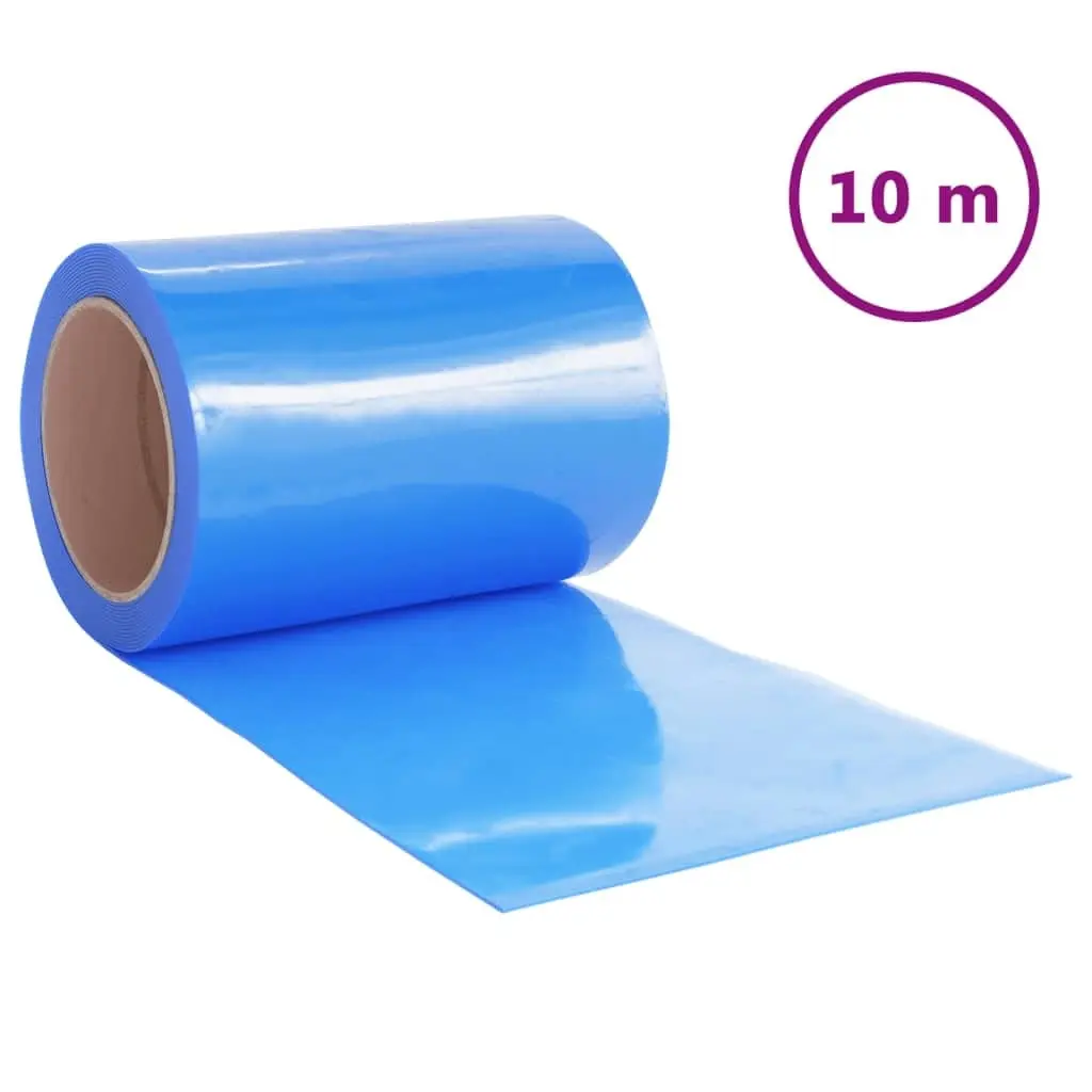 vidaXL Dørgardin blå 300 mm x 2,6 mm 10 m PVC