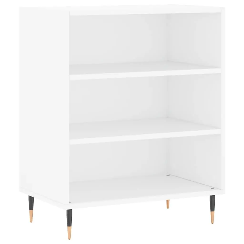 vidaXL Skjenk hvit 57x35x70 cm konstruert tre