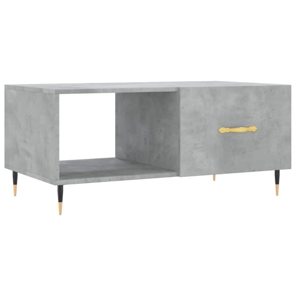 vidaXL Salongbord betonggrå 90x50x40 cm konstruert tre