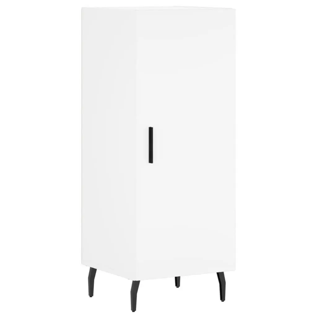 vidaXL Skjenk hvit 34,5x34x90 cm konstruert tre