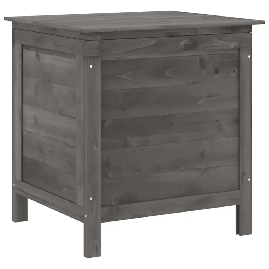 vidaXL Putekasse antrasitt 50x49x56,5 cm heltre gran