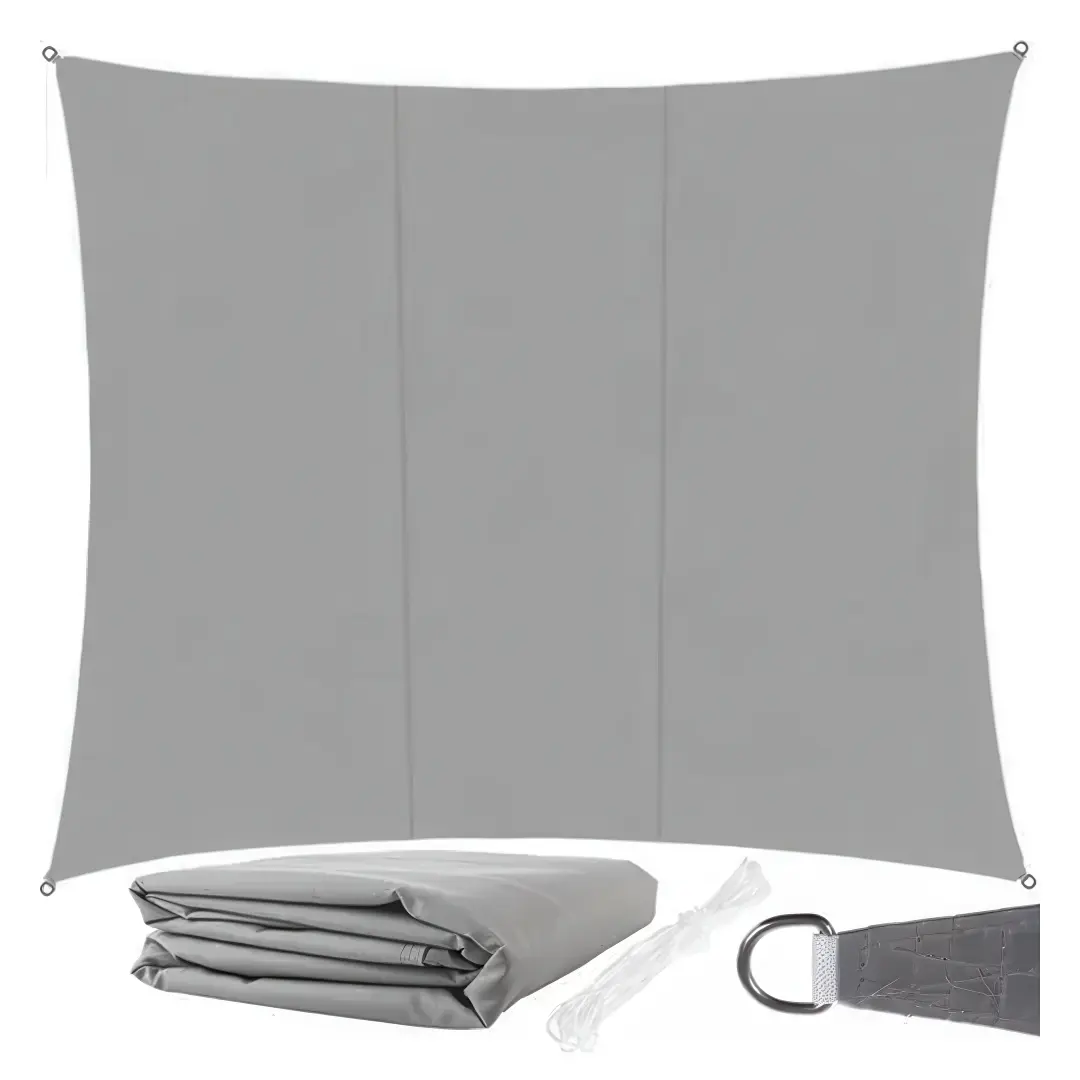 Solseil med UV-Beskyttelse til Uteplass - 4x3 m - Grey