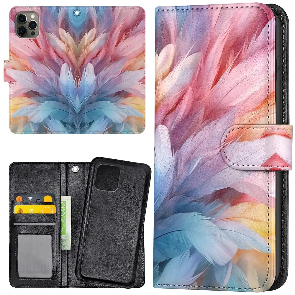 iPhone 11 Pro - Lommebok Deksel Feathers