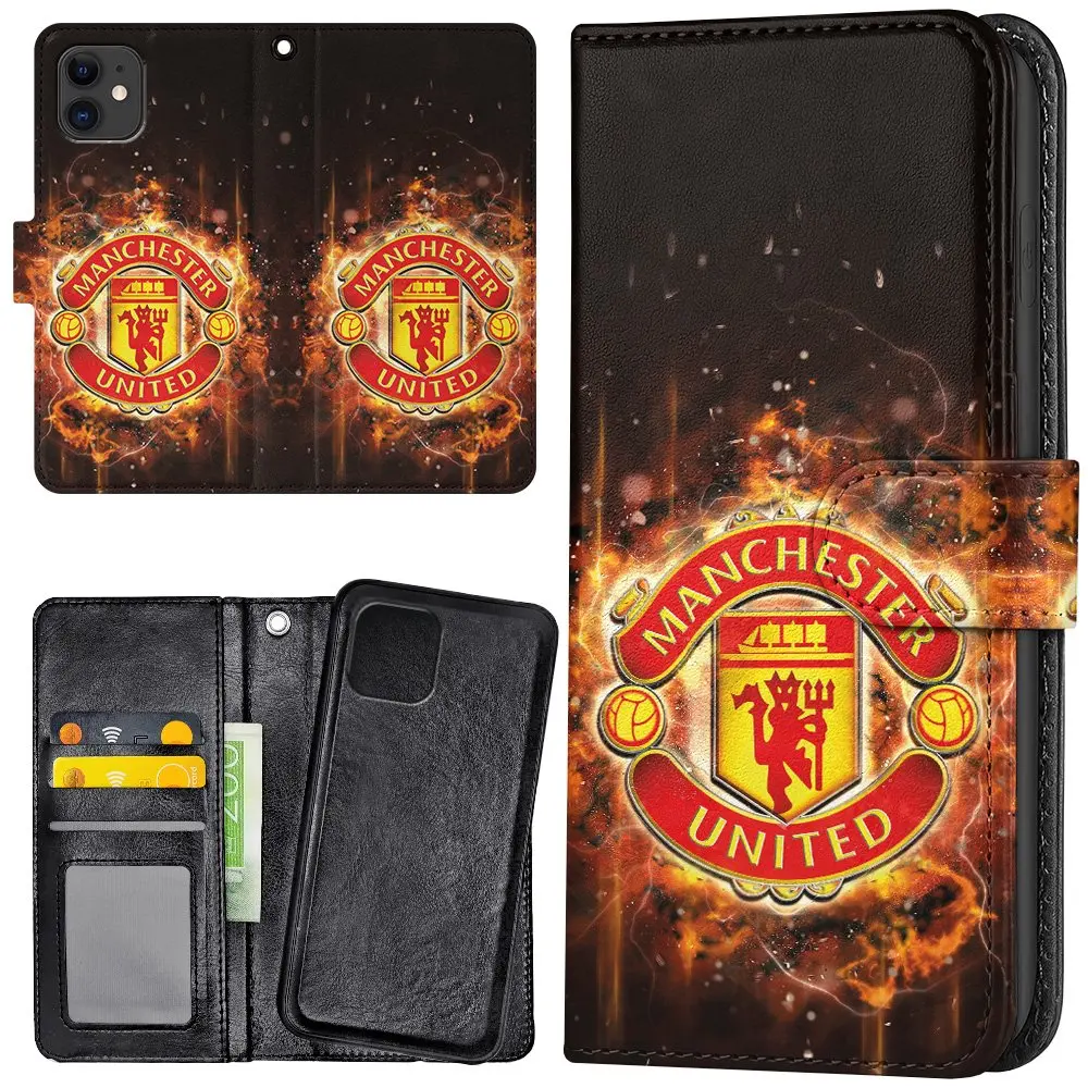 iPhone 12 Mini - Lommebok Deksel Manchester United