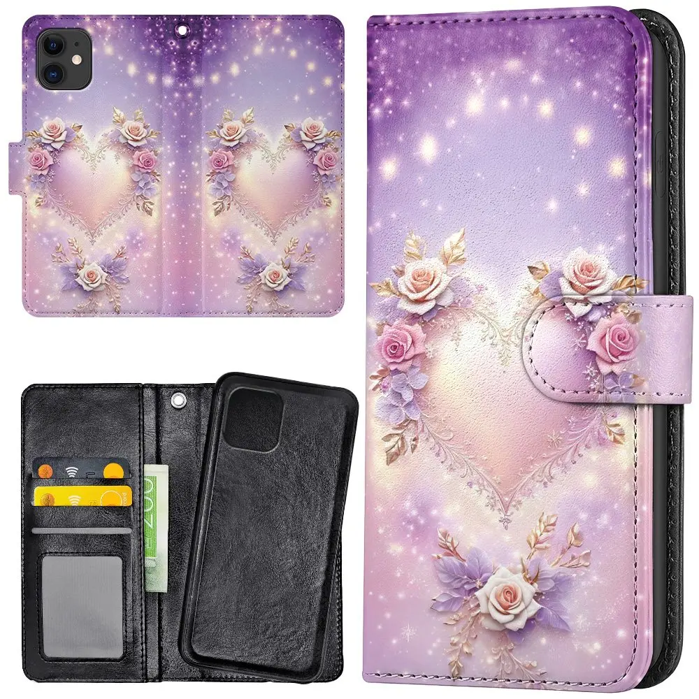 iPhone 12 Mini - Lommebok Deksel Heart