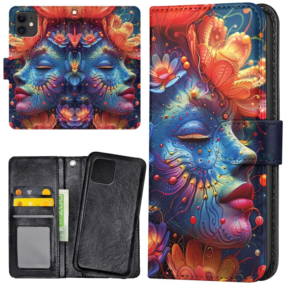 iPhone 12 Mini - Lommebok Deksel Psychedelic