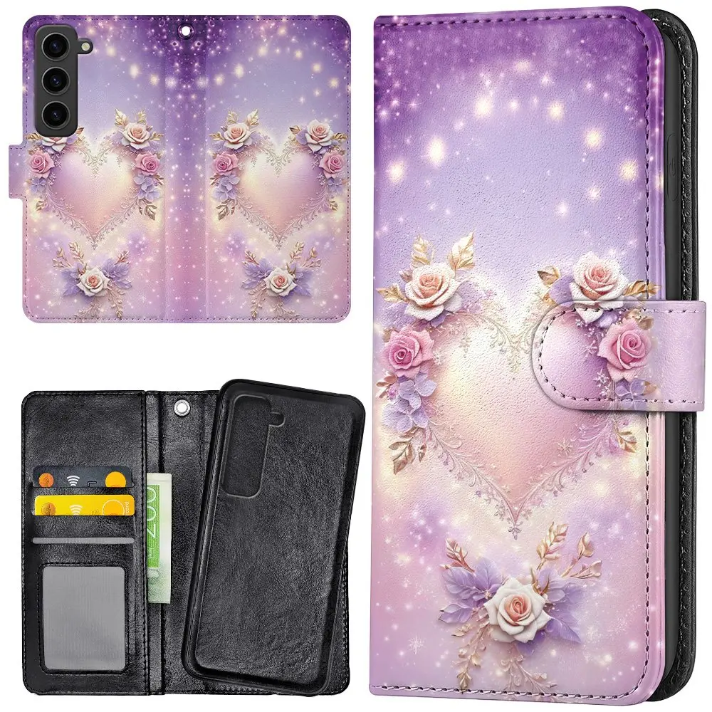 Samsung Galaxy S23 Plus - Lommebok Deksel Heart