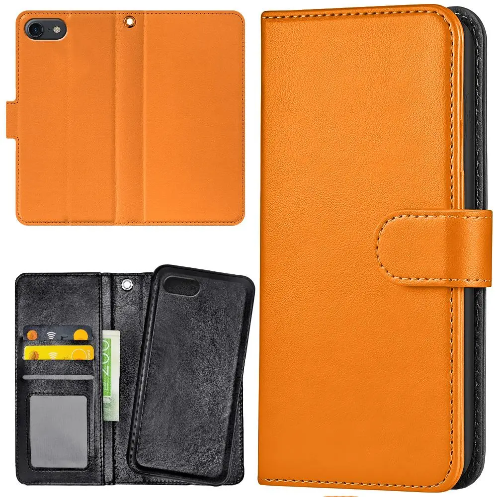 iPhone 7/8/SE - Lommebok Deksel Oransje