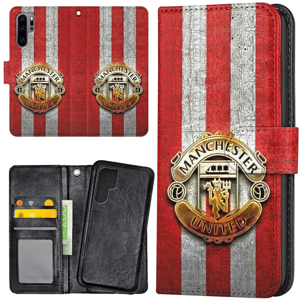 Huawei P30 Pro - Lommebok Deksel Manchester United