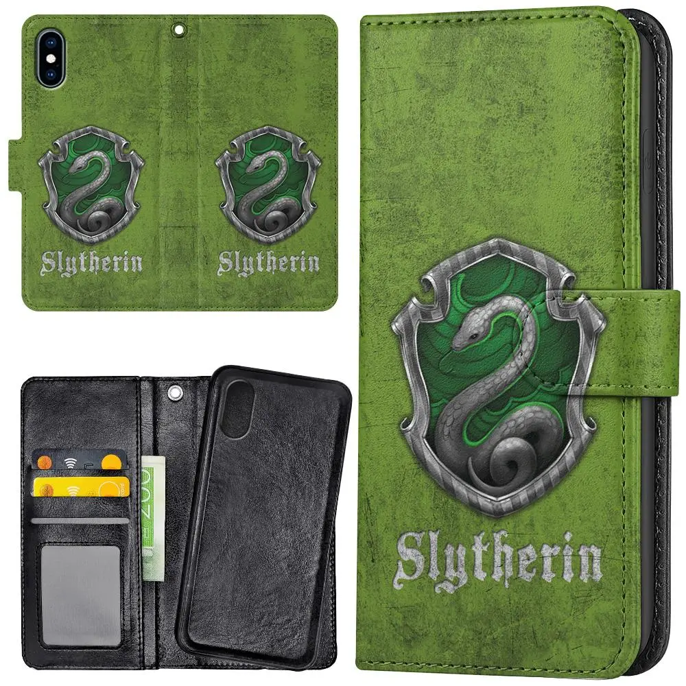 iPhone XR - Lommebok Deksel Harry Potter Slytherin