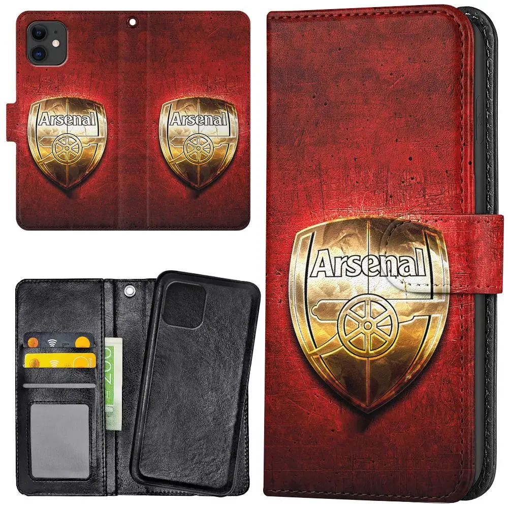 iPhone 12 Mini - Lommebok Deksel Arsenal