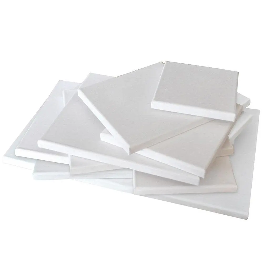 5-Pakning - Lerretsbilde 40x30 cm - Bilde / Malerduk - Lerret Hvit