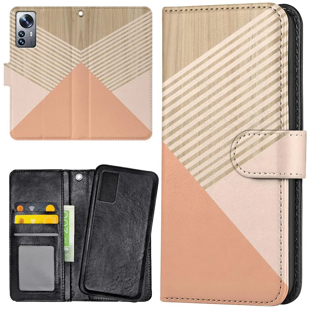 Xiaomi 12 Pro - Lommebok Deksel Trekunst