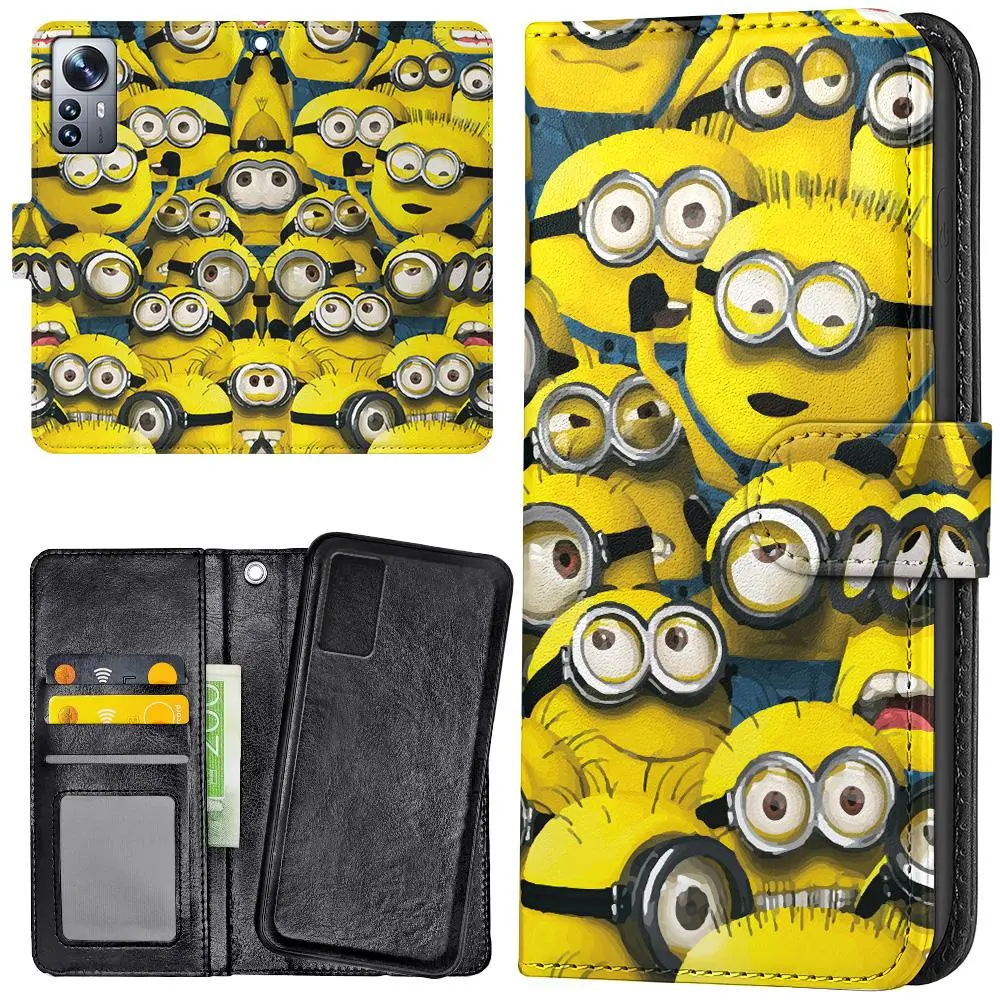 Xiaomi 12 Pro - Lommebok Deksel Minions