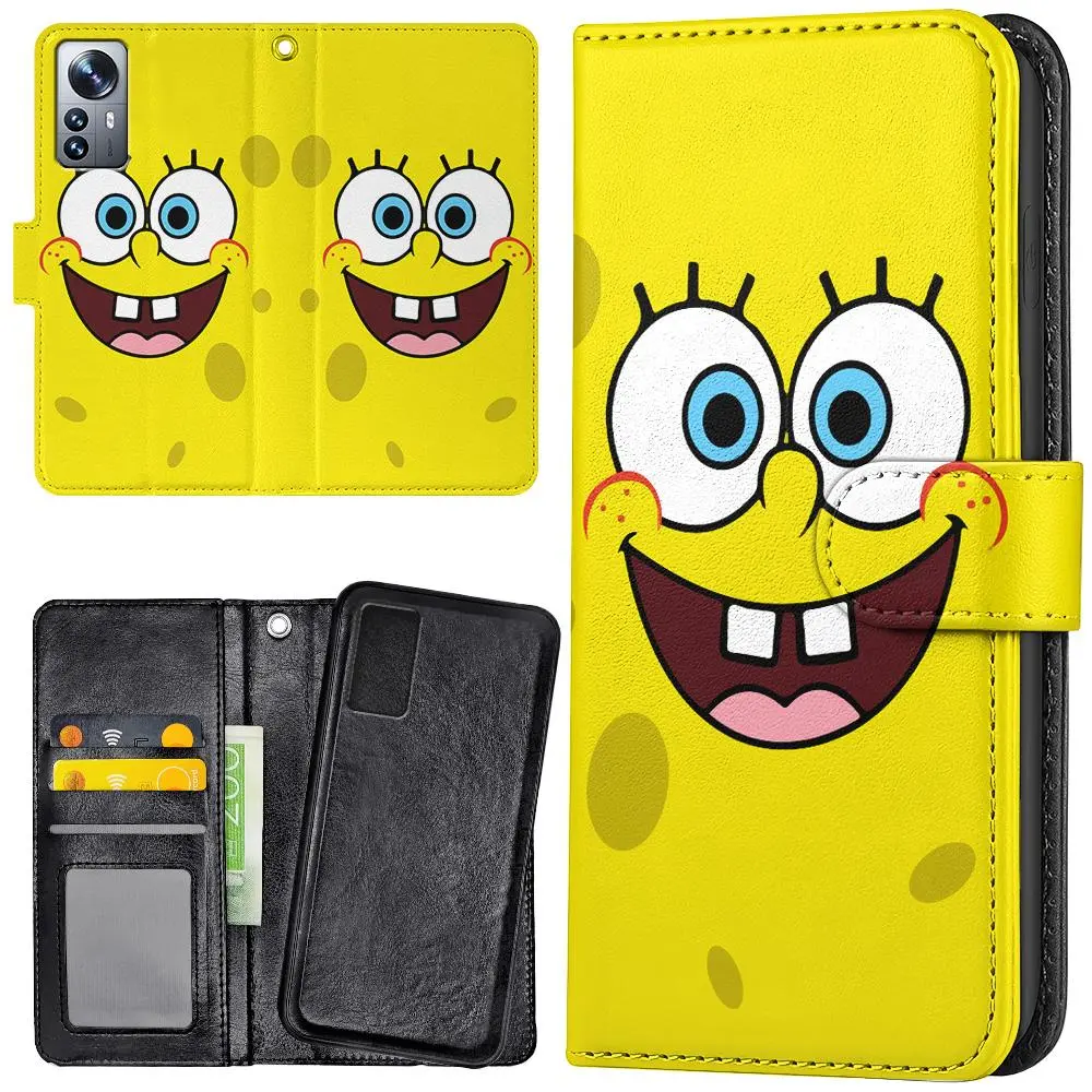 Xiaomi 12 Pro - Lommebok Deksel Svampebob
