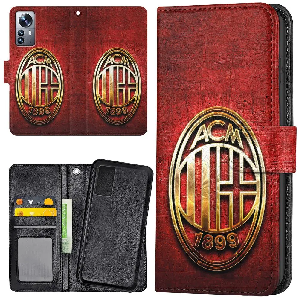 Xiaomi 12 Pro - Lommebok Deksel A.C Milan
