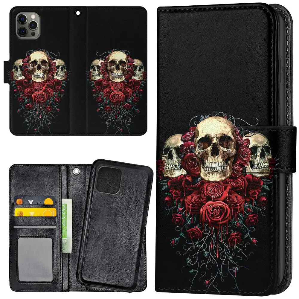 iPhone 11 Pro - Lommebok Deksel Skulls
