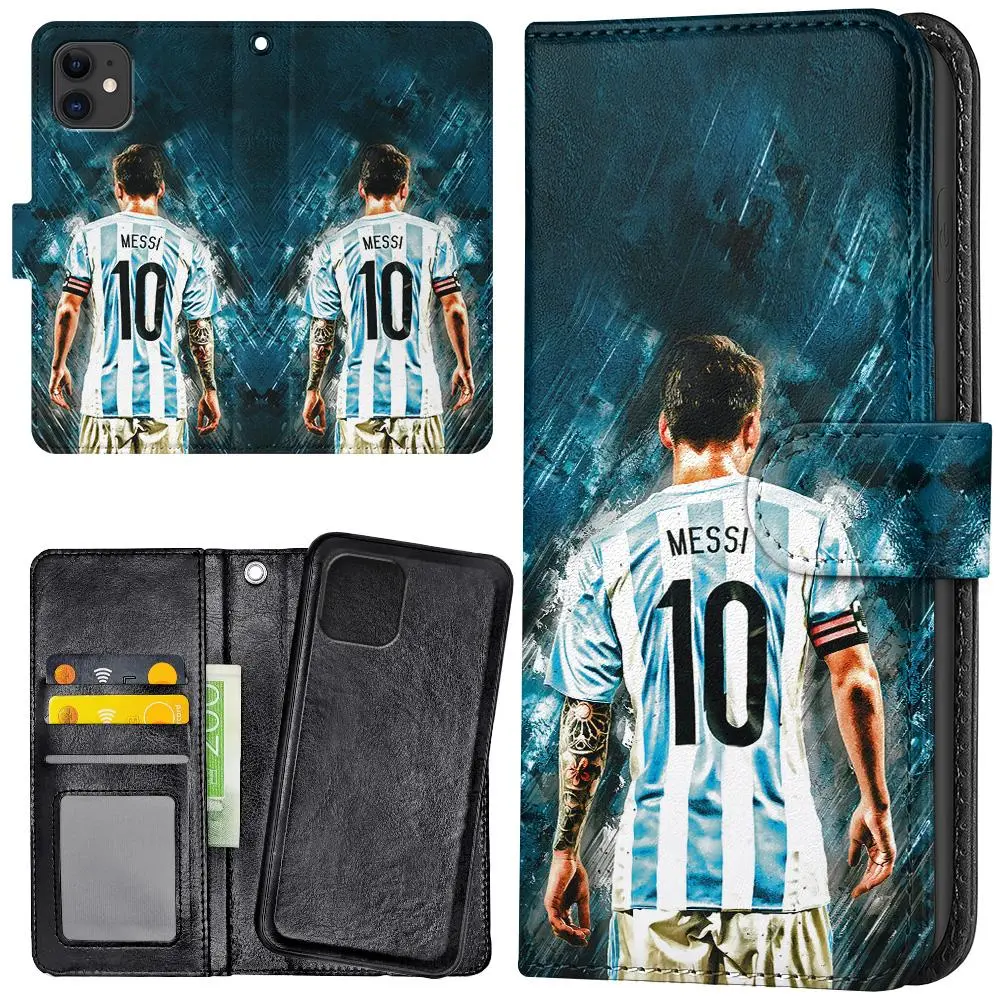 iPhone 12 Mini - Lommebok Deksel Messi