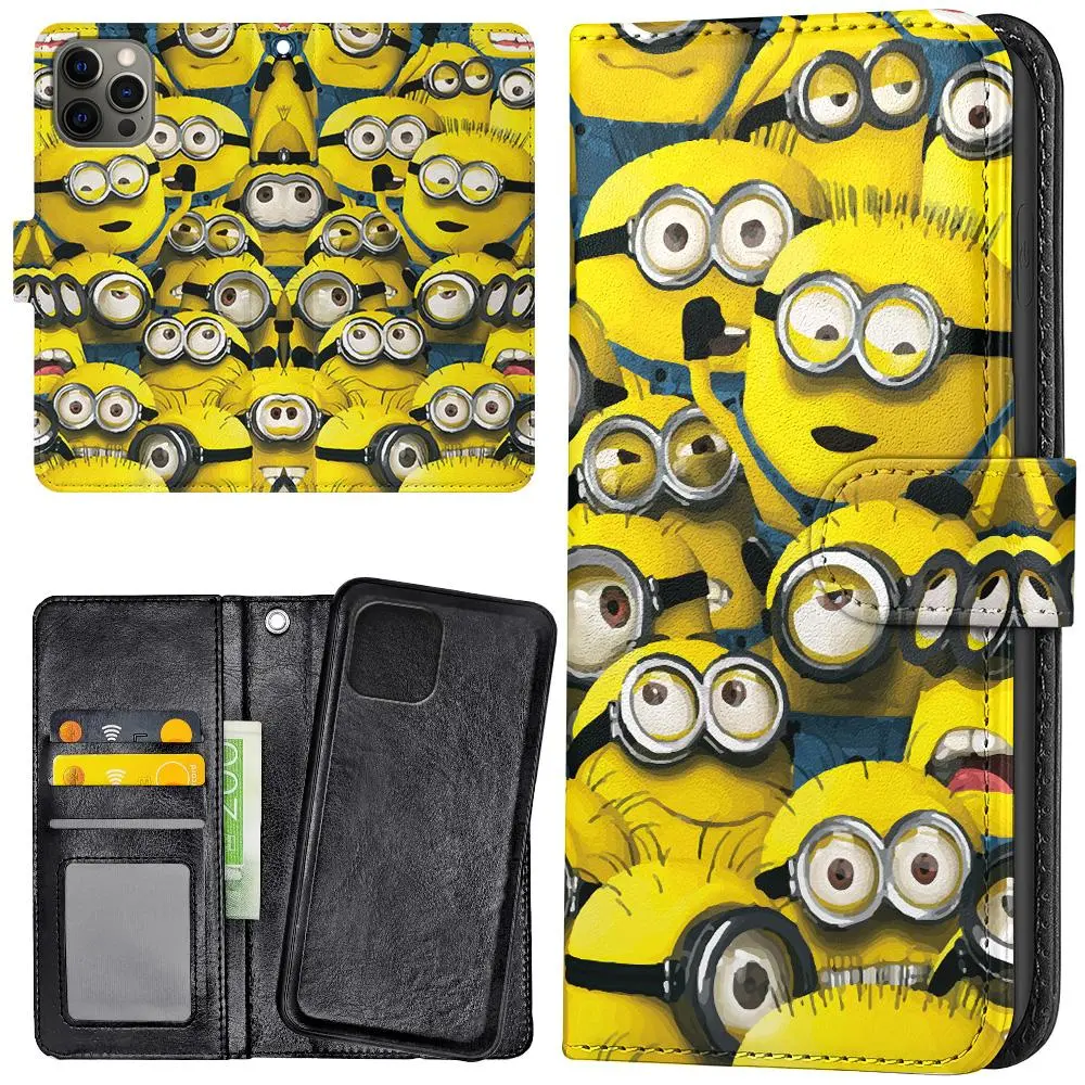 iPhone 14 Pro - Lommebok Deksel Minions