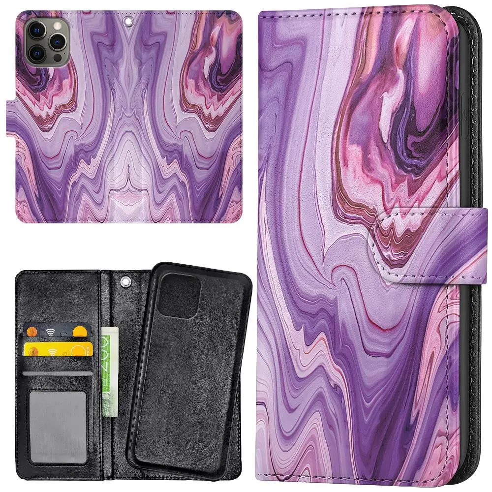 iPhone 14 Pro - Lommebok Deksel Marmor