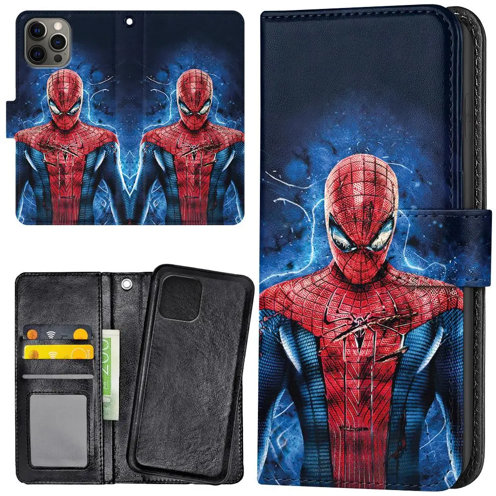 iPhone 14 Pro - Lommebok Deksel Spiderman