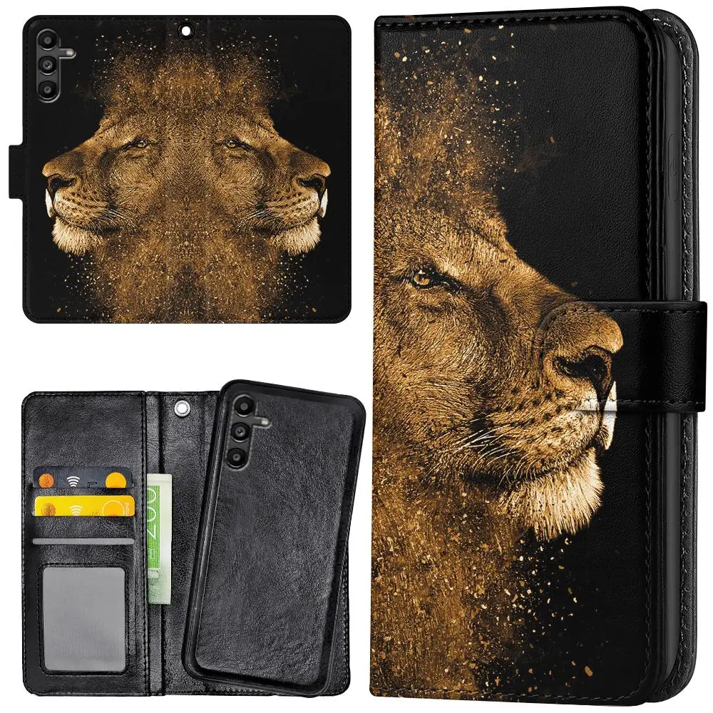 Samsung Galaxy A13 5G/A04s - Lommebok Deksel Lion