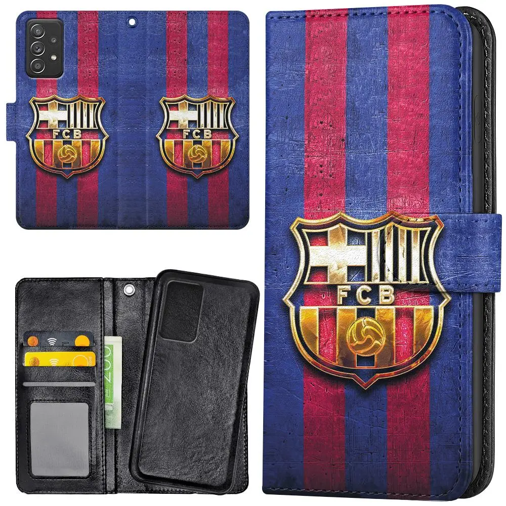 Samsung Galaxy A13 4G - Lommebok Deksel FC Barcelona
