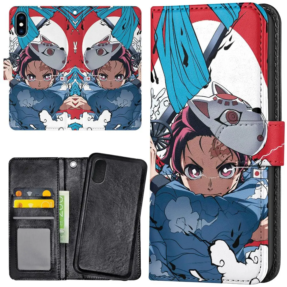 iPhone XR - Lommebok Deksel Anime